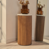 Cove Warm Wood Ribbed Plinth