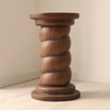 Cassia Dark Wood Retro Side Table