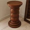 Cassia Dark Wood Retro Side Table