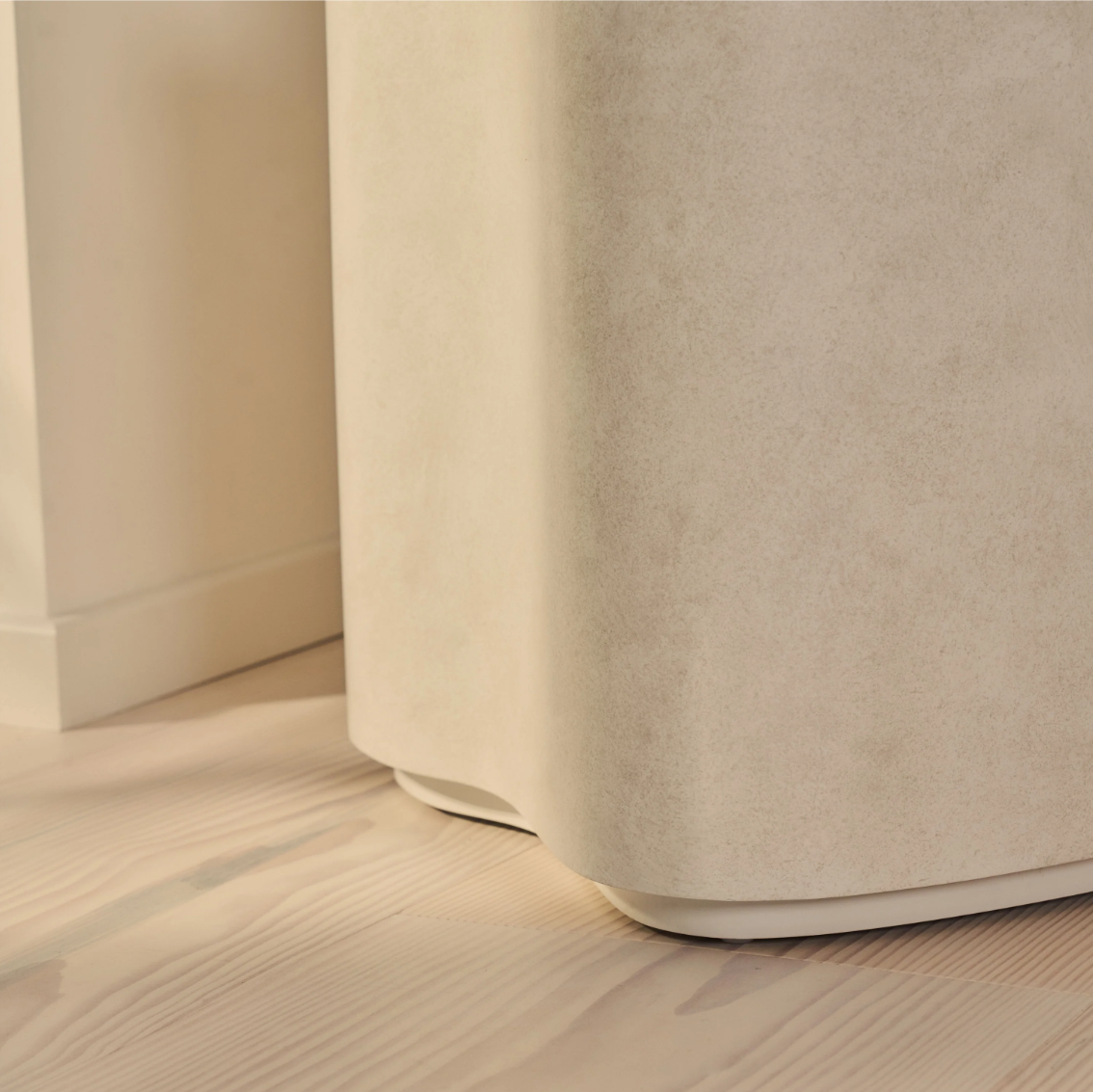 Arlo Beige Travertine Irregular Concrete Premium Side Table
