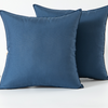 Set of 2 Outdoor Cushions with Waterproof Covers Included